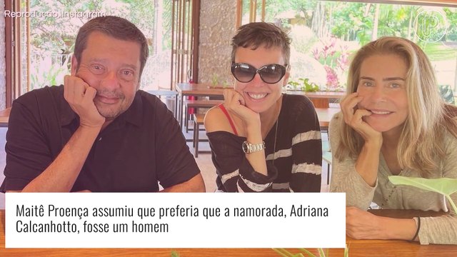Namorada de Adriana Calcanhotto, Maitê Proença assume: 'Queria que ela fosse homem'