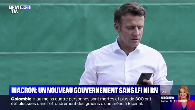 Pour Emmanuel Macron, LFI et le RN ne s'inscrivent pas comme des partis de gouvernement