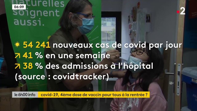 Coronavirus - Les variants BA.4 et BA.5 continuent de gagner du terrain en France et l'hypothèse d'une 4e dose pour tous fait de plus en plus son chemin