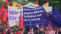 Protestas contra el cambio climático en el G7