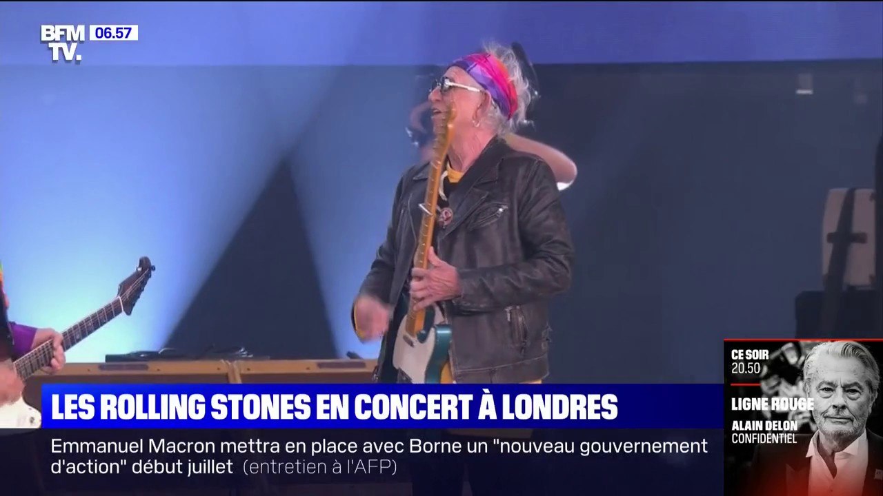 Les Rolling Stones étaient de retour à Londres pour un concert