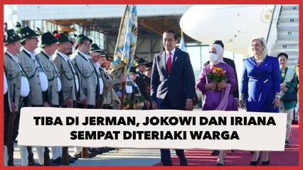 Tiba di Jerman, Jokowi dan Iriana Sempat Diteriaki Warga