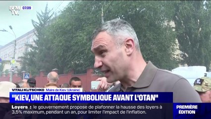 Frappes sur Kiev: Vitali Klitschko, maire de Kiev, dénonce une "attaque symbolique" avant le sommet de l'Otan