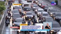 Mabigat na daloy ng trapiko, sumalubong sa unang Lunes na sarado ang EDSA-Kamuning Flyover Southbound | BT