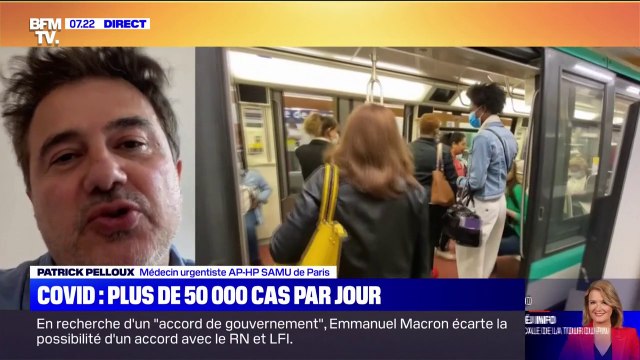 Patrick Pelloux, médecin urgentiste: Il y a cette importance de remettre le masque notamment dans les transports en commun