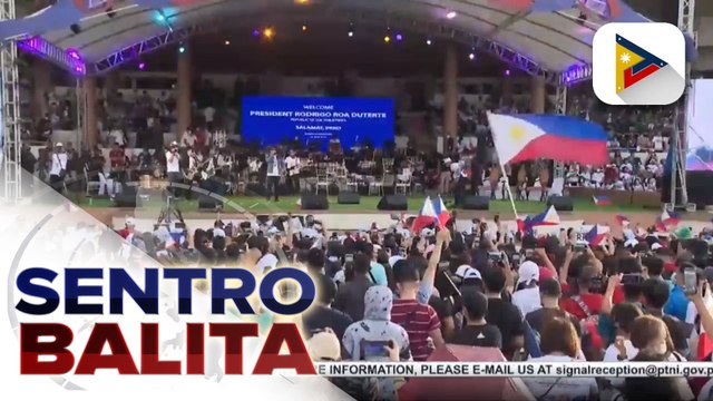 Supporters ni Pres. Duterte, hindi alintana ang masamang panahon makadalo lang sa ‘Salamat, PRRD’ event; Supporters ng Pangulo, nagpasalamat sa malasakit niya sa mga Pilipino