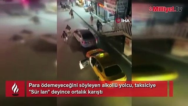 Esenyurt'ta dehşet! Taksiciye 'sür lan' deyince ortalık karıştı