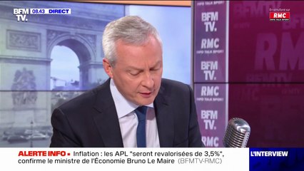 Bruno Le Maire: "Je vais demander au président de Total de faire à nouveau un effort, car le prix du carburant reste très élevé"