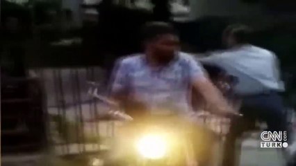 Moto kurye ile tartışan otomobil sürücüsünden silahlı saldırı