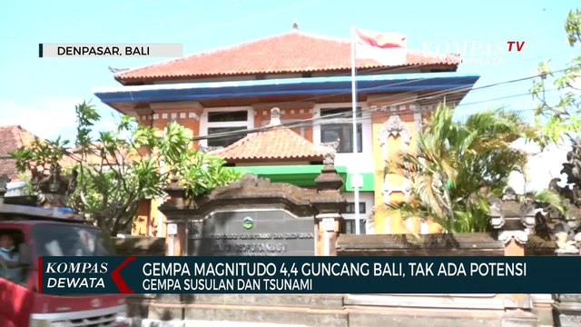 Gempa Magnitudo 4,4 Guncang Bali, Tak Ada Potensi Tsunami