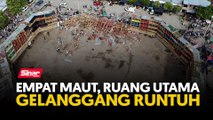 Empat maut, ruang utama gelanggang runtuh