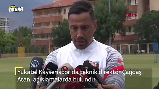 Kayserispor Teknik Direktörü Çağdaş Atan: Amacımız her zaman iyi futbol