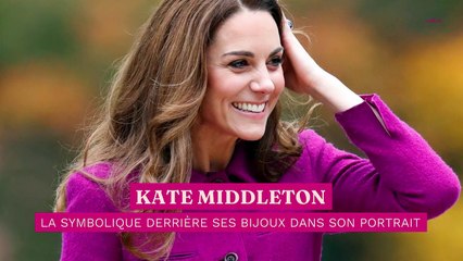 Download Video: Kate Middleton : la belle symbolique derrière les bijoux choisis pour son portrait officiel