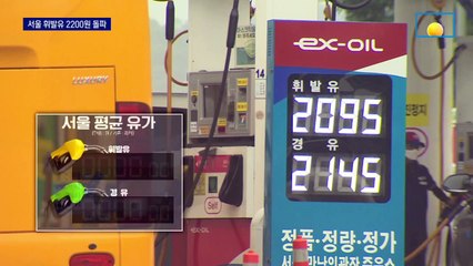 휘발유값 2200원 돌파…말뿐인 “세금 50% 인하”