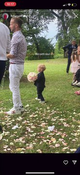 Mamans et célèbres : les premières images du mariage d'Hillary et Giovanni