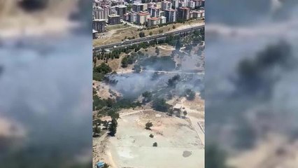 Buca Seyirtepe Yangını Kontrol Altına Alındı