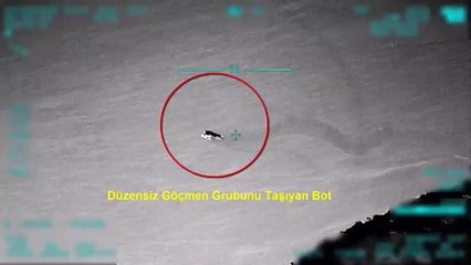 İzmir'de İha'nın Tespit Ettiği 62 Kaçak Göçmen Yakalandı