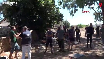 Antalya'da polis ve zabıtadan 'kötü görüntü' baskını