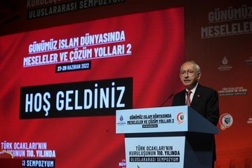 Kılıçdaroğlu, "Günümüz İslam Dünyasında Meseleler ve Çözüm Yolları-2" Sempozyumu'nda konuştu (1)