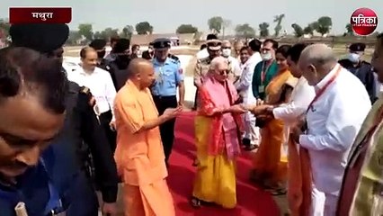 राष्ट्रपति रामनाथ कोविंद अपने परिवार के साथ पहुंचे वृंदावन और किए दर्शन