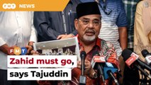 Step down as Umno president, Tajuddin tells Zahid