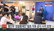김창룡 경찰청장 사의 표명…반발 격화하나