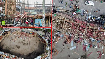 ಕೊಲಂಬಿಯಾದಲ್ಲಿ ಗೂಳಿ ಕಾಳಗದ ಪ್ರೇಕ್ಷಕರ ಗ್ಯಾಲರಿ ಕುಸಿದು ನಾಲ್ಕು ಮಂದಿ ಸಾವು | Oneindia Kannada