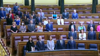 El Congreso de los Diputados homenajea a las víctimas del terrorismo sin PP ni Vox