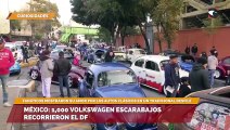 México: 1,000 Volkswagen escarabajos recorrieron el DF