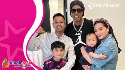 Kedekatan dan Kebersamaan Ronaldinho Bareng Keluarga Raffi Ahmad