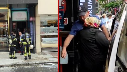 İşten çıkarılınca deliye döndü! Sinir krizi geçiren kadın kendini yakmak istedi