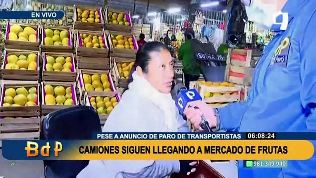 Llegan camiones a Mercado de frutas pese a paro: No hay desabastecimiento dicen comerciantes