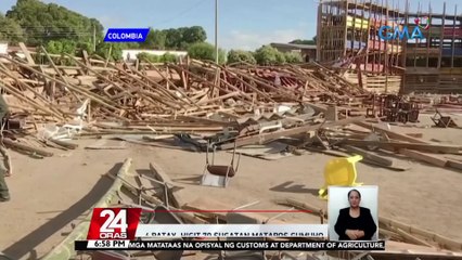 4 patay, higit 70 sugatan matapos gumuho ang bahagi ng isang bullfight stand | 24 Oras