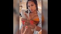 Cassie posts IG Story from vacation after she trends on Twitter from Diddy shouting her out at the BET Awards