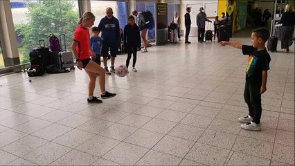 Shannon Ghee at Gatwick Airport