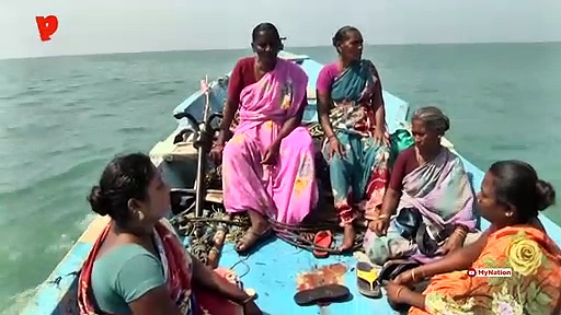 Rameswaram fisher women battle mighty sea for few hundred rupees everyday