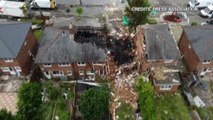 Esplosione di gas a Birmingham, una villetta a schiera 