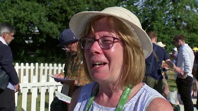 Tennis fans arrive at Wimbledon as tournament kicks off