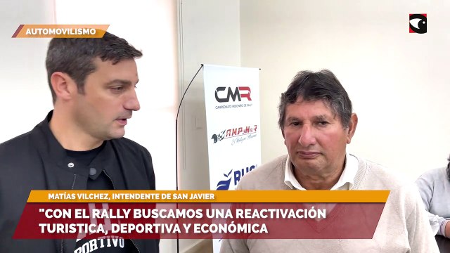 Con el rally buscamos una reactivación turistica, deportiva y económica