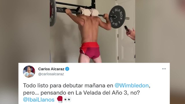 Alcaraz sube este vídeo retando a Ibai Llanos y lleva ya 1M de visitas