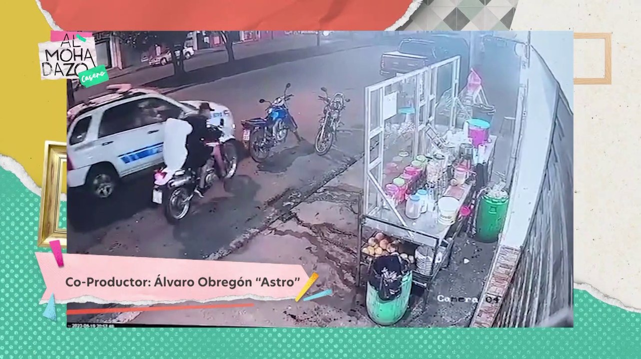 Robo de moto frustrado al instante - Almohadazo Casero
