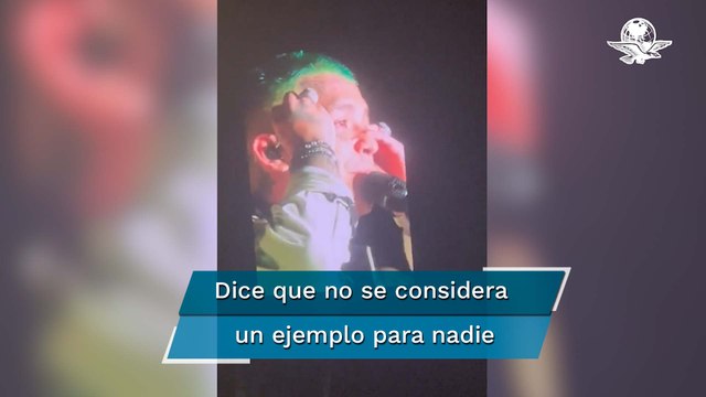 Christian Nodal rompe en llanto en durante concierto