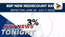BSP announces new rediscount rates effective June 28