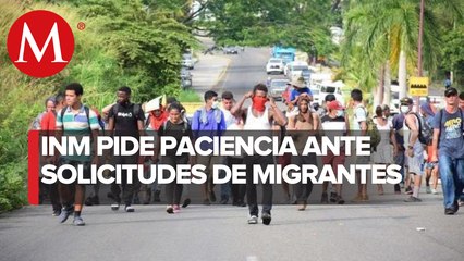 Dan respuesta a caravana migrante en Chiapas