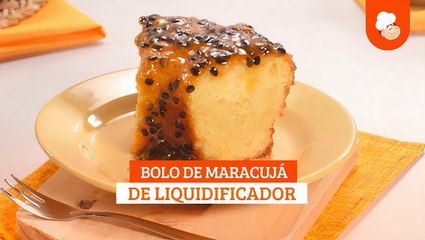 Bolo De Maracujá De Liquidificador