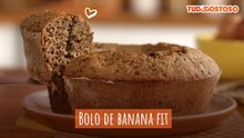Bolo de banana fit