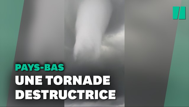 Les images de la tornade aux Pays-Bas qui a fait au moins un mort