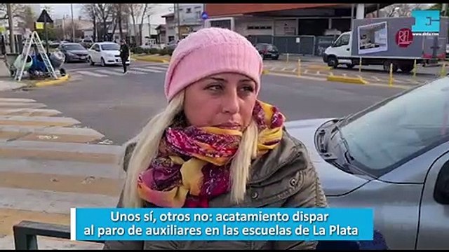 Unos sí, otros no: acatamiento dispar al paro de auxiliares en las escuelas de La Plata