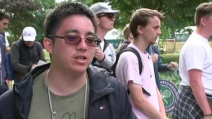 Tennis fans upbeat at the start of Wimbledon fortnight