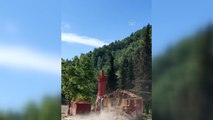 Kastamonu İnebolu'da köy camisi yıkıldı